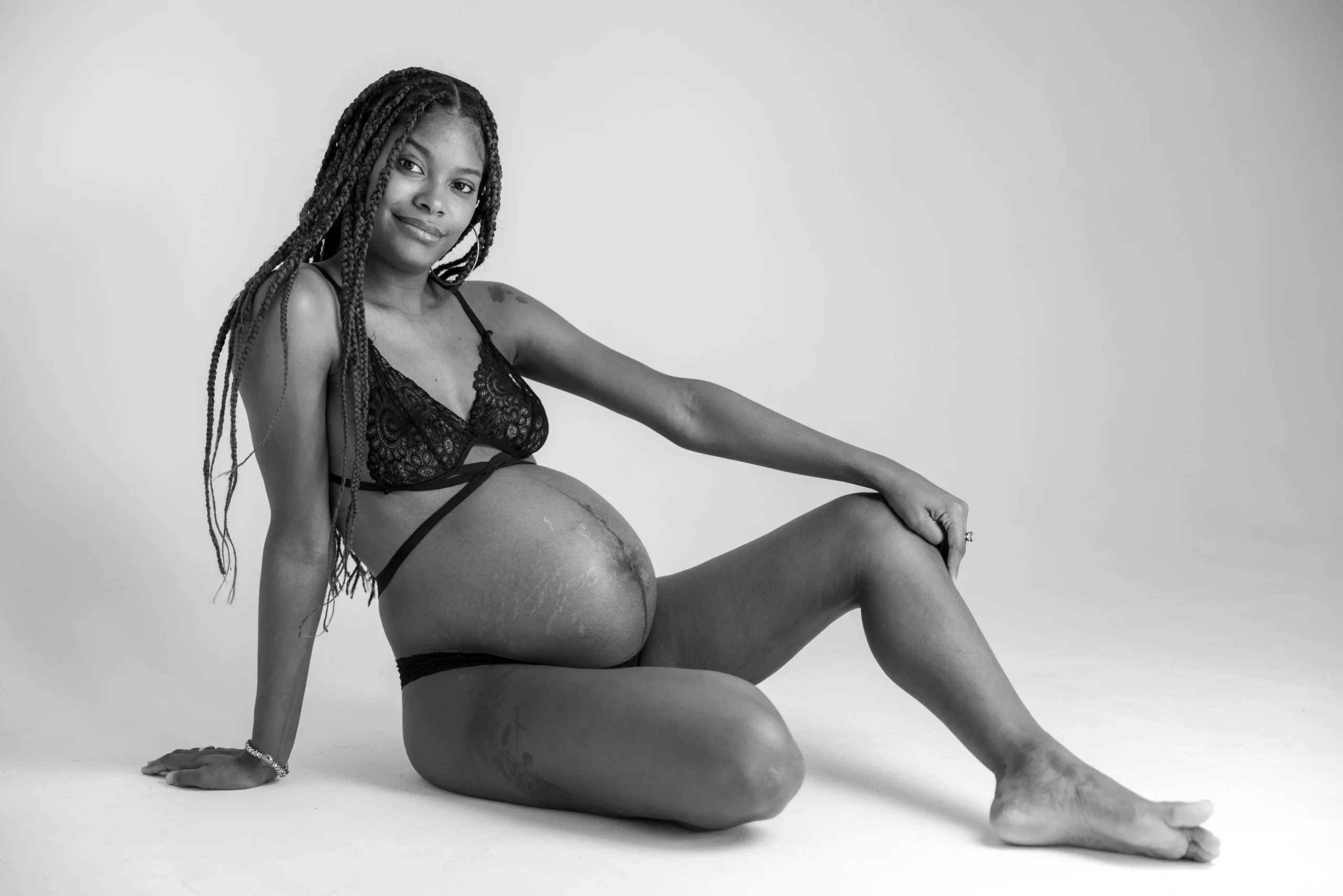 Sesión de Fotos Prenatales en Estudio - Santo Domingo